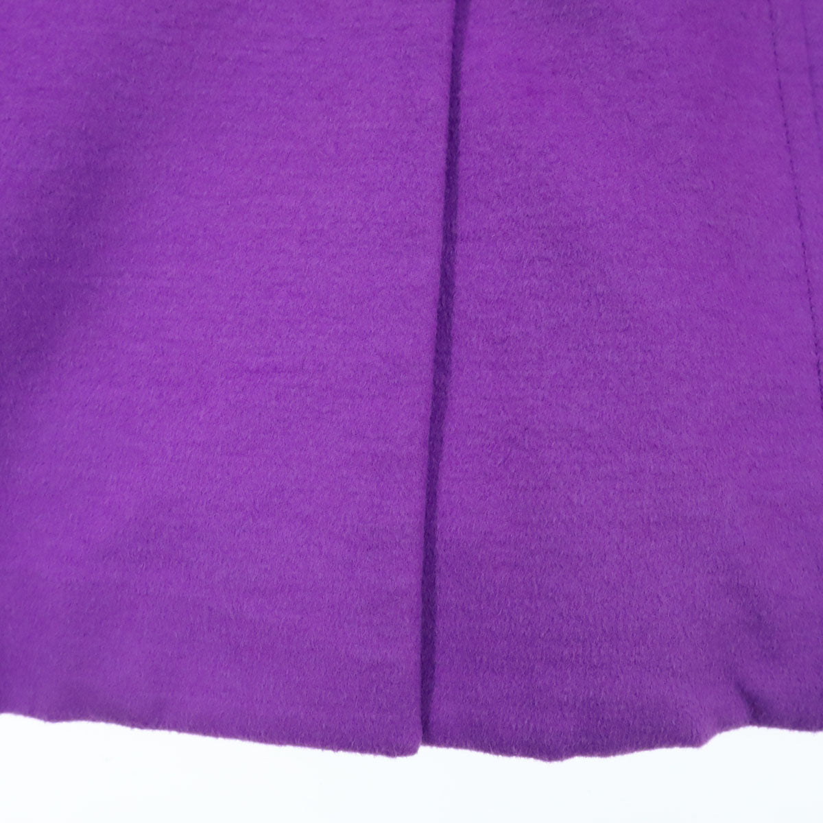 curastyle キュアスタイル 日本製 長袖 ウールコート 40 パープル レディース