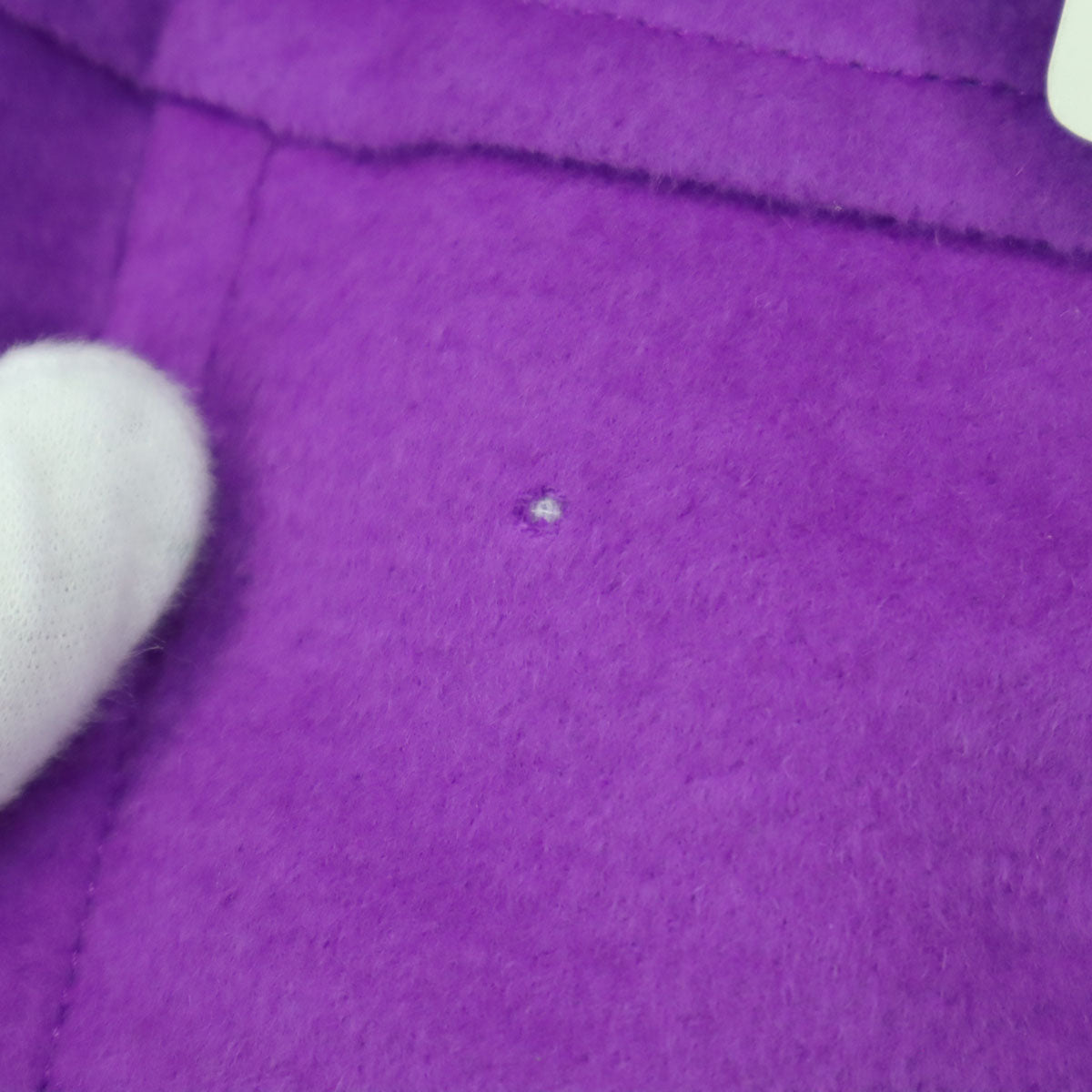 curastyle キュアスタイル 日本製 長袖 ウールコート 40 パープル レディース