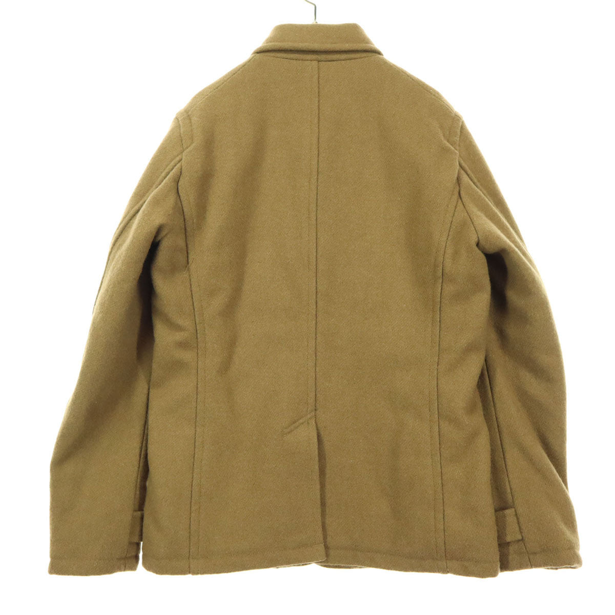 美品 nano universe ナノユニバース THERMOLITE 長袖 ウールコート L ブラウン メンズ