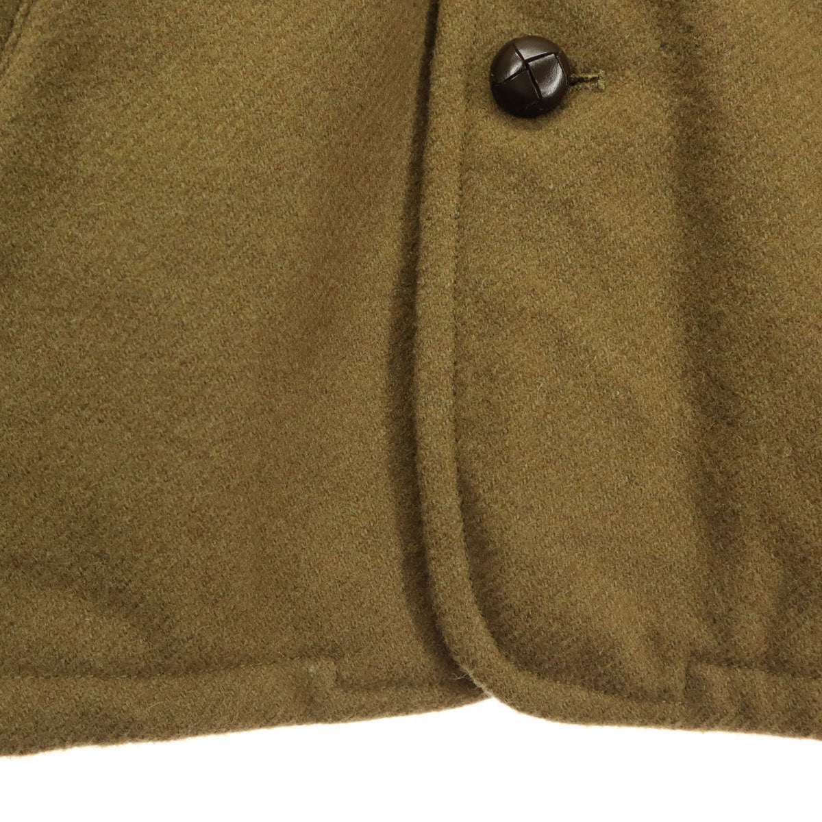 美品 nano universe ナノユニバース THERMOLITE 長袖 ウールコート L ブラウン メンズ