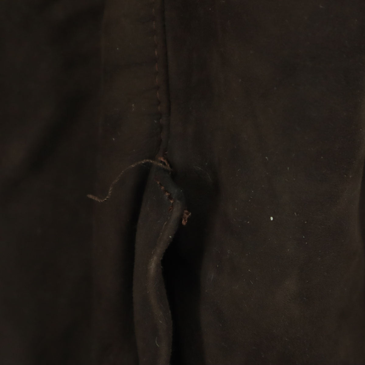 ADAR ブルガリア製 長袖 ムートンコート S ブラウン 羊毛 レディース