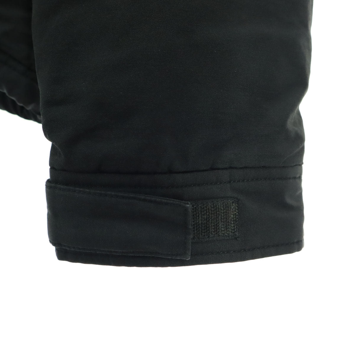 美品 nano universe ナノユニバース 長袖 フード付き 中綿ジャケット M ブラック メンズ