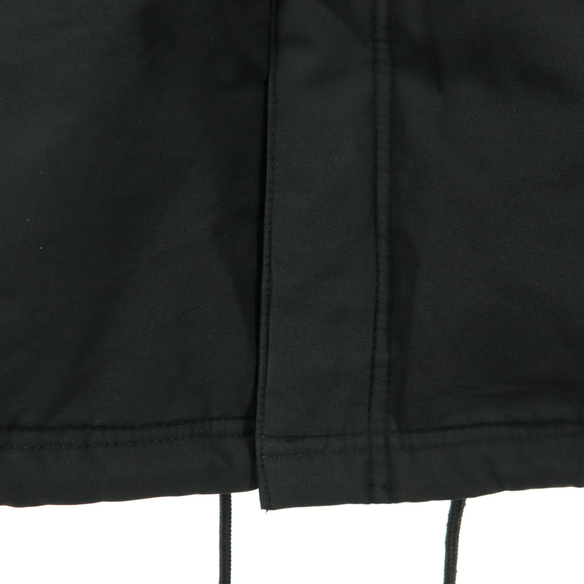 美品 nano universe ナノユニバース 長袖 フード付き 中綿ジャケット M ブラック メンズ