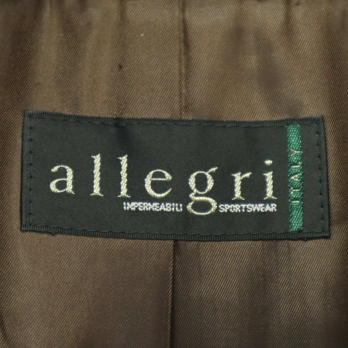 美品 Allegri アレグリ 日本製 長袖 アンゴラ コート 11AR ブラウン レディース
