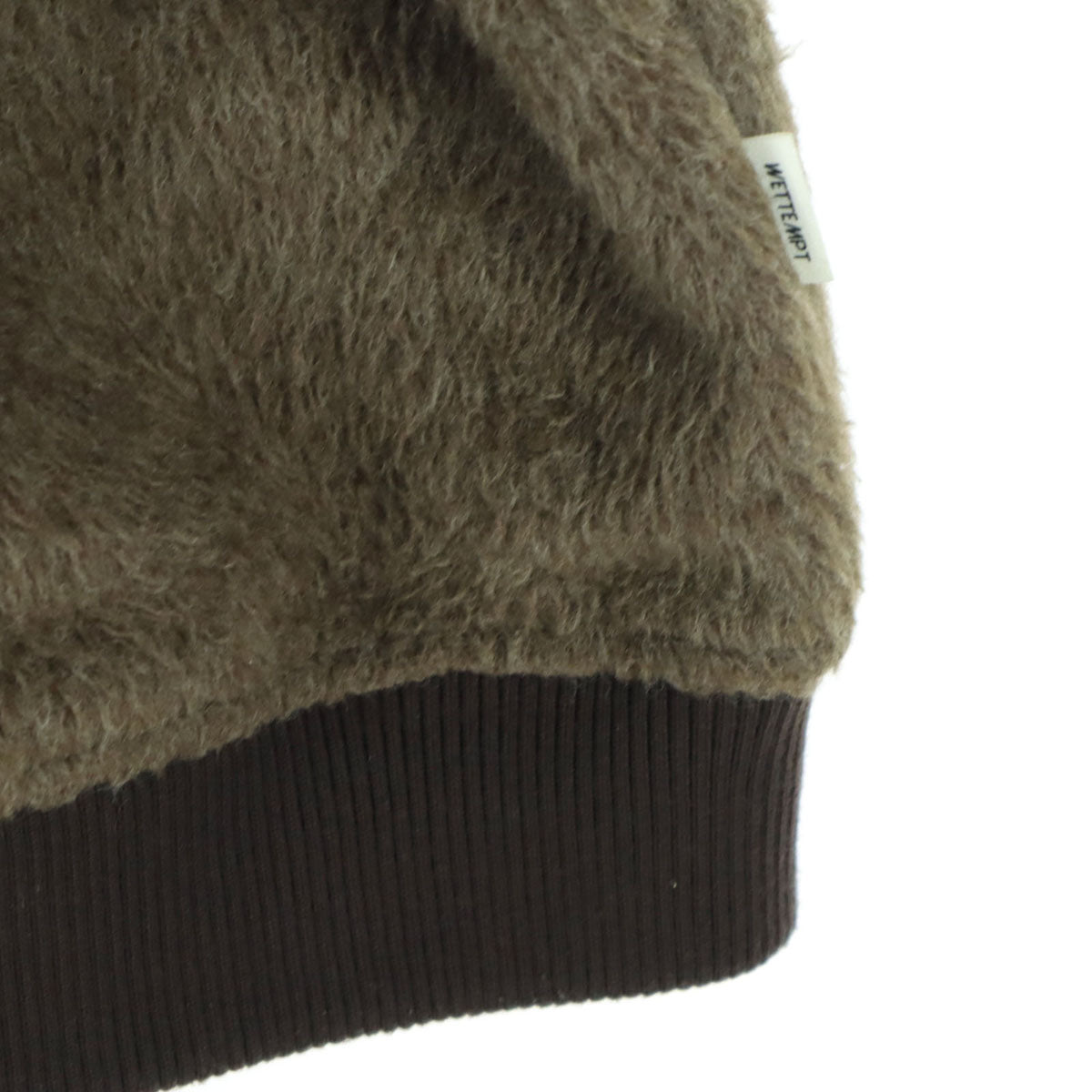 WETTEMPT ウィテンプト 長袖 フェイクファー ブルゾン L ブラウン メンズ