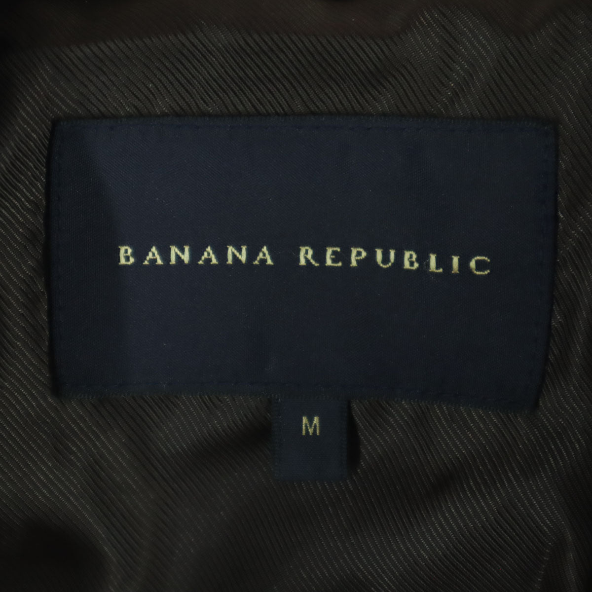 Banana Republic バナナリパブリック 長袖 シングル レザージャケット M ブラウン系 牛革 メンズ