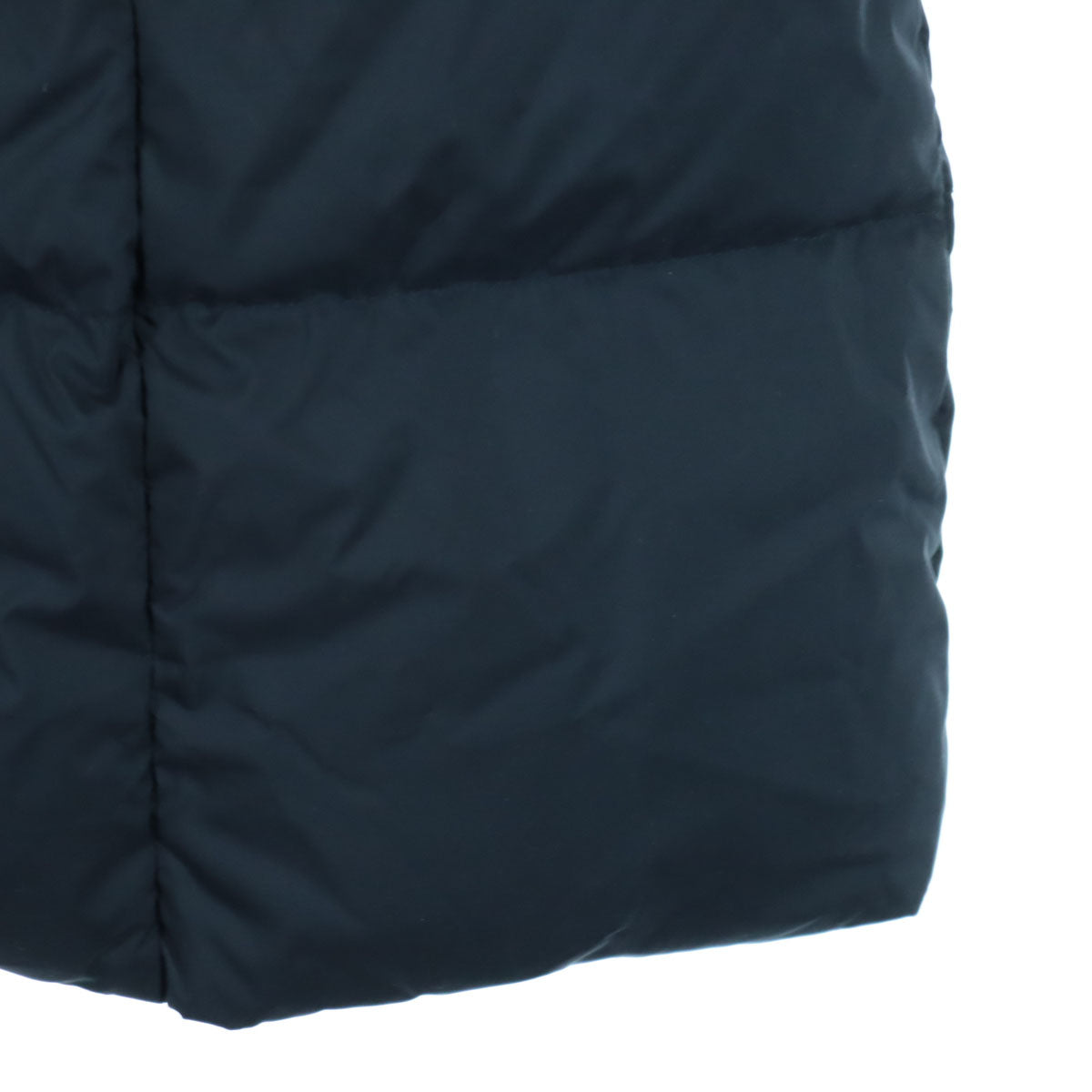 美品 CROCODILE クロコダイル 長袖 ダウンコート 3L ブラック フード付属 レディース