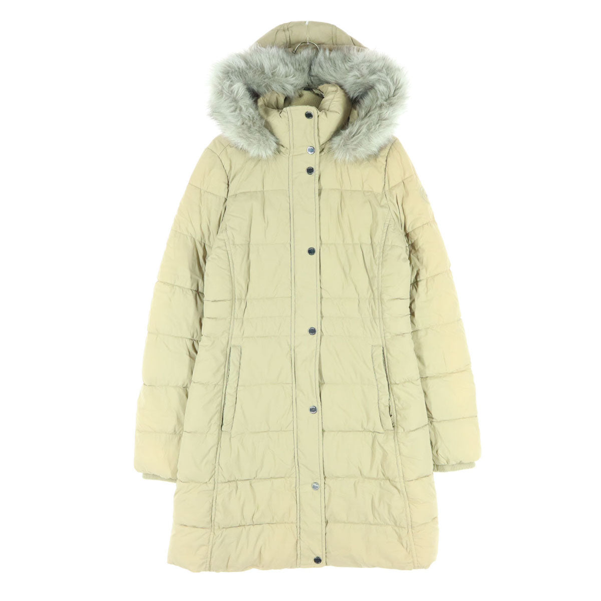 TOMMY HILFIGER トミーヒルフィガー 長袖 中綿コート XS ベージュ レディース