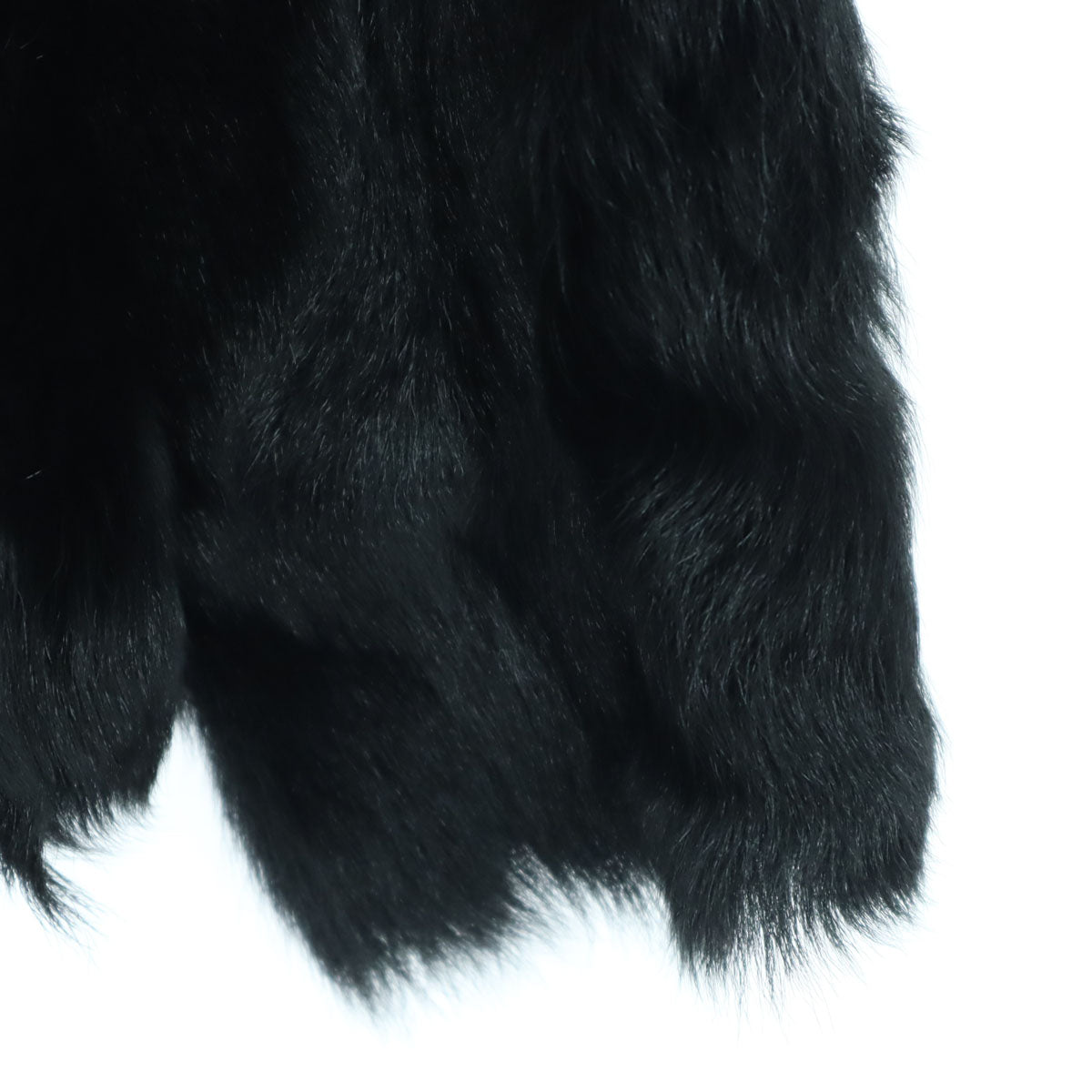 美品 &byP&D アンドバイピンキーアンドダイアン 長袖 毛皮コート 38 ブラック レディース