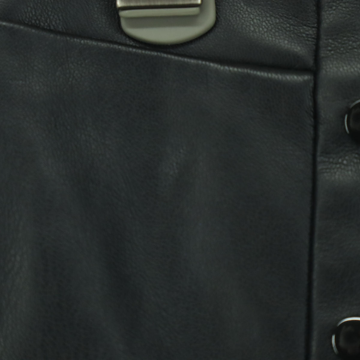 adidas アディダス スリム フェイクレザー ロングパンツ L ブラック レディース