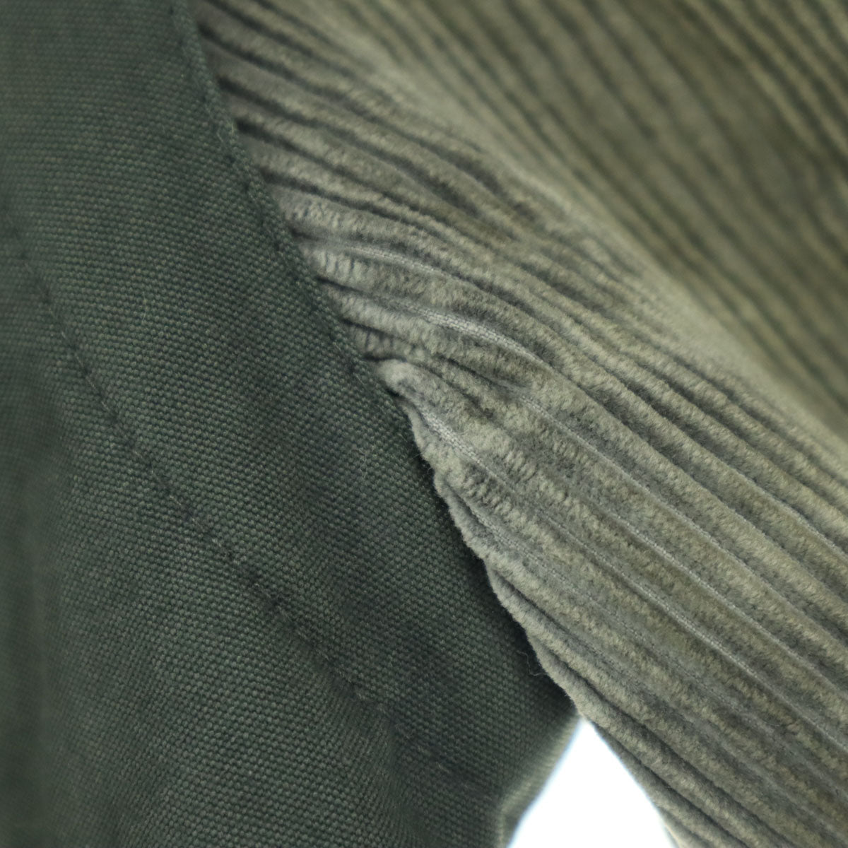 MEMBERS ONLY メンバーズオンリー 80s ヴィンテージ 重ね着風 コーデュロイジャケット 42 グレー メンズ