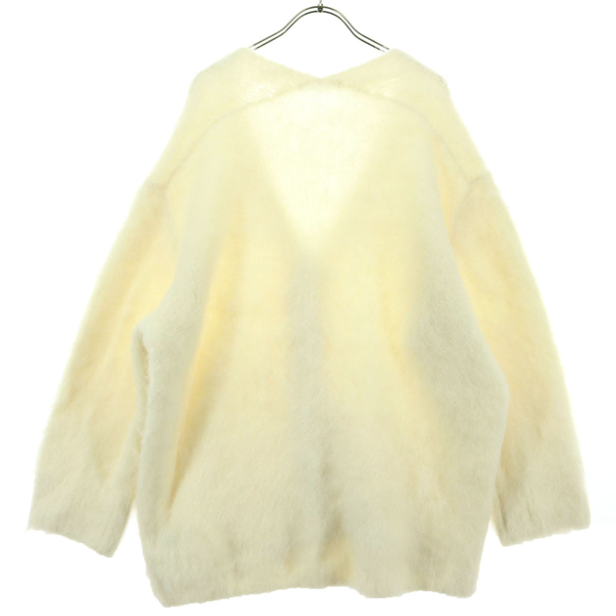 美品 SNIDEL スナイデル 長袖 アルパカ混 シャギー ニットカーディガン F アイボリー SWNT235124 レディース