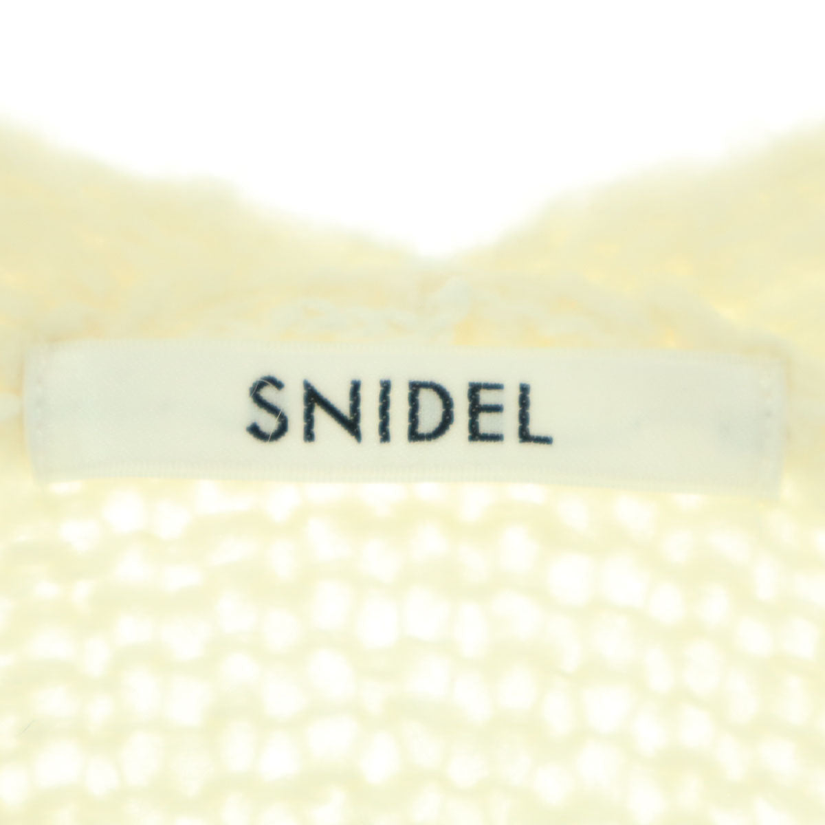 美品 SNIDEL スナイデル 長袖 アルパカ混 シャギー ニットカーディガン F アイボリー SWNT235124 レディース