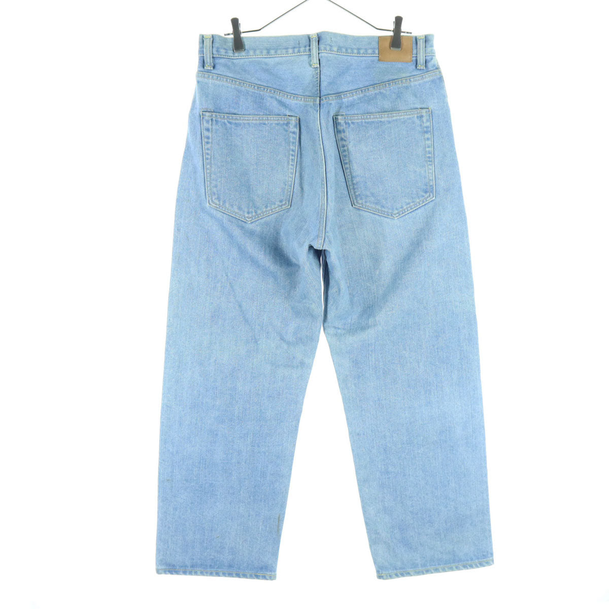 HATSKI ハツキ 日本製 ワイドデニムパンツ 3 ブルー メンズ