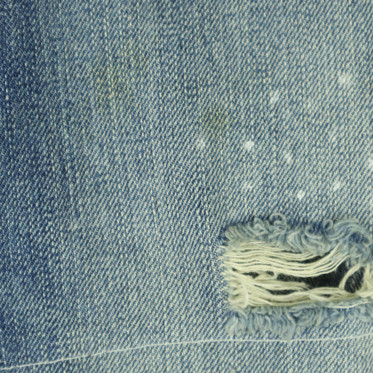 Levi's リーバイス 50-0217 LVC ダメージ加工 スリムデニムパンツ w26 ブルー ヴィンテージクロッシング レディース