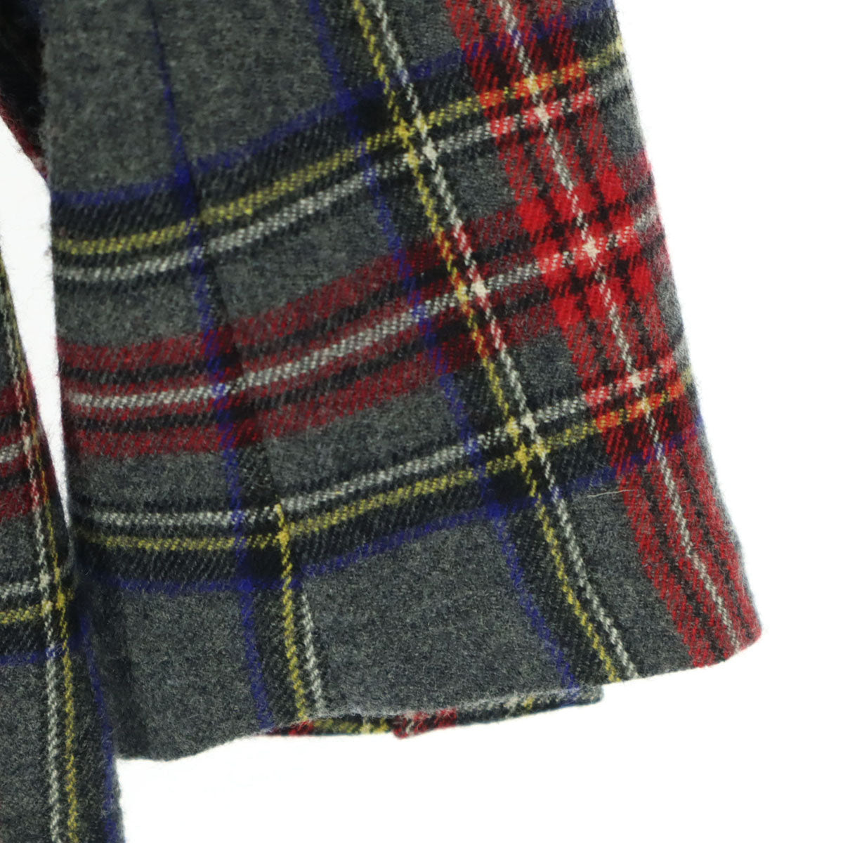 美品 Psycho Bunny サイコバニー 日本製 チェック柄 長袖 ブレザー M グレー系 メンズ