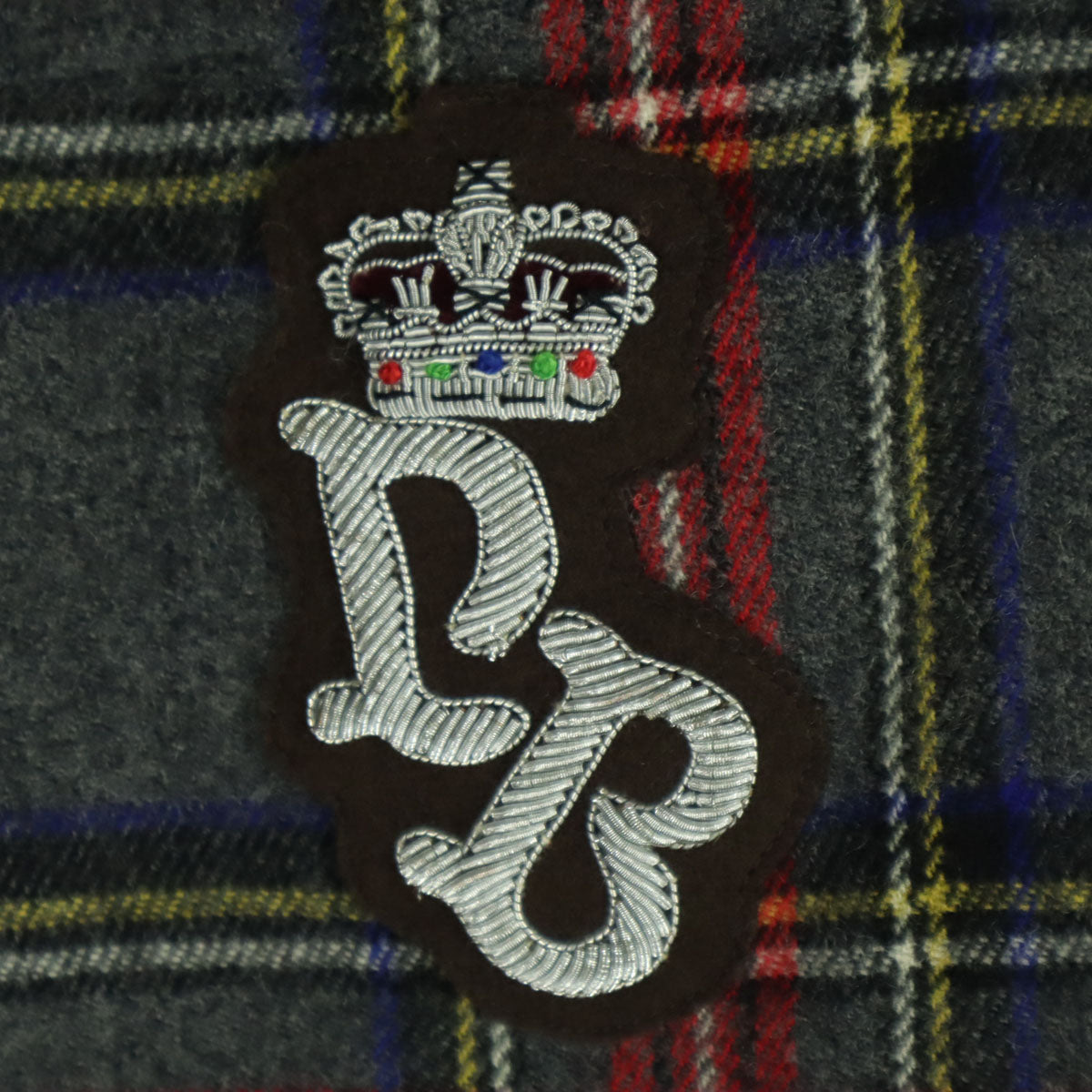 美品 Psycho Bunny サイコバニー 日本製 チェック柄 長袖 ブレザー M グレー系 メンズ