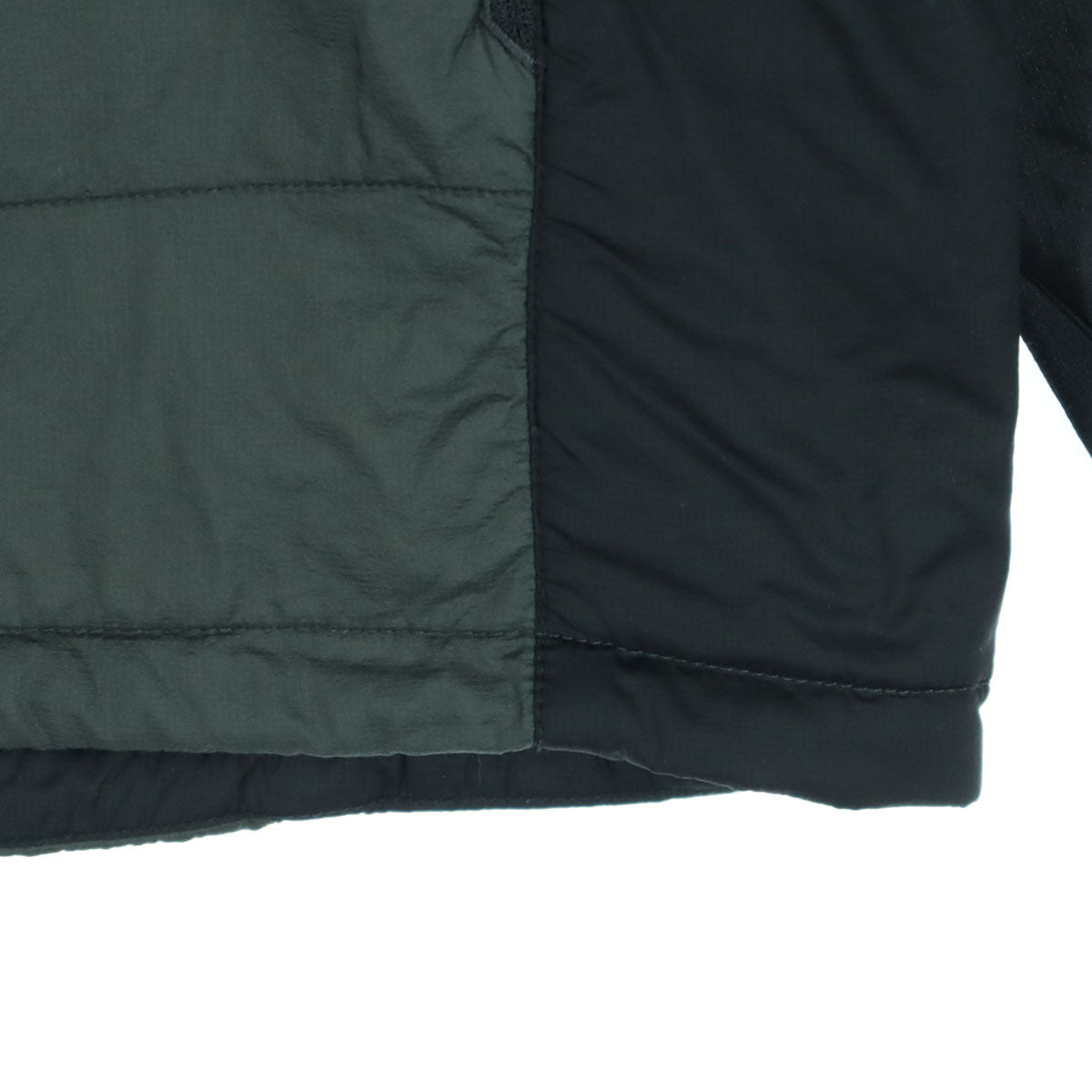 美品 mont-bell モンベル バイカラー バイカラー 長袖 ULサーマラップ 中綿ジャケット XL グレー系 1101539 ブラック メンズ