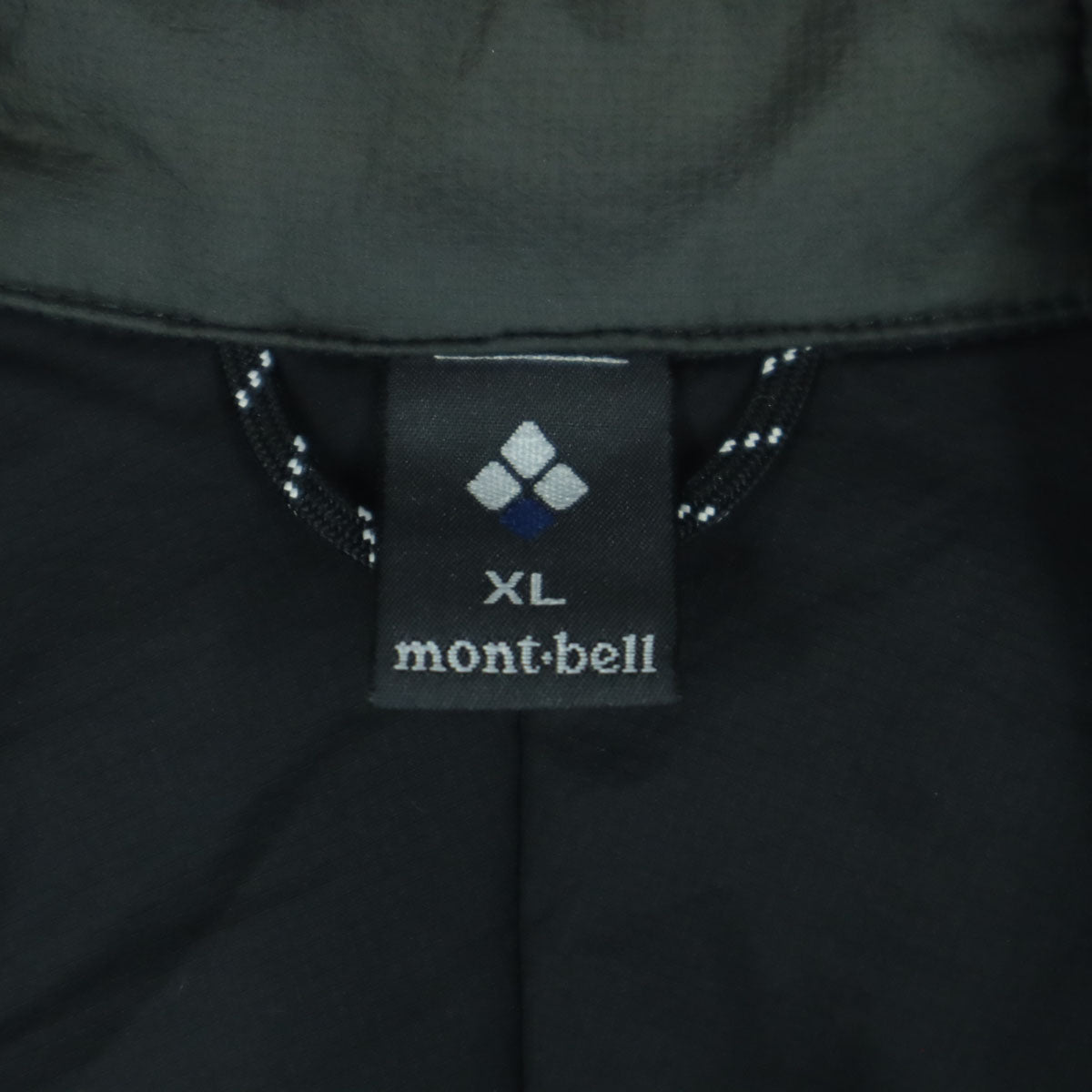 美品 mont-bell モンベル バイカラー バイカラー 長袖 ULサーマラップ 中綿ジャケット XL グレー系 1101539 ブラック メンズ