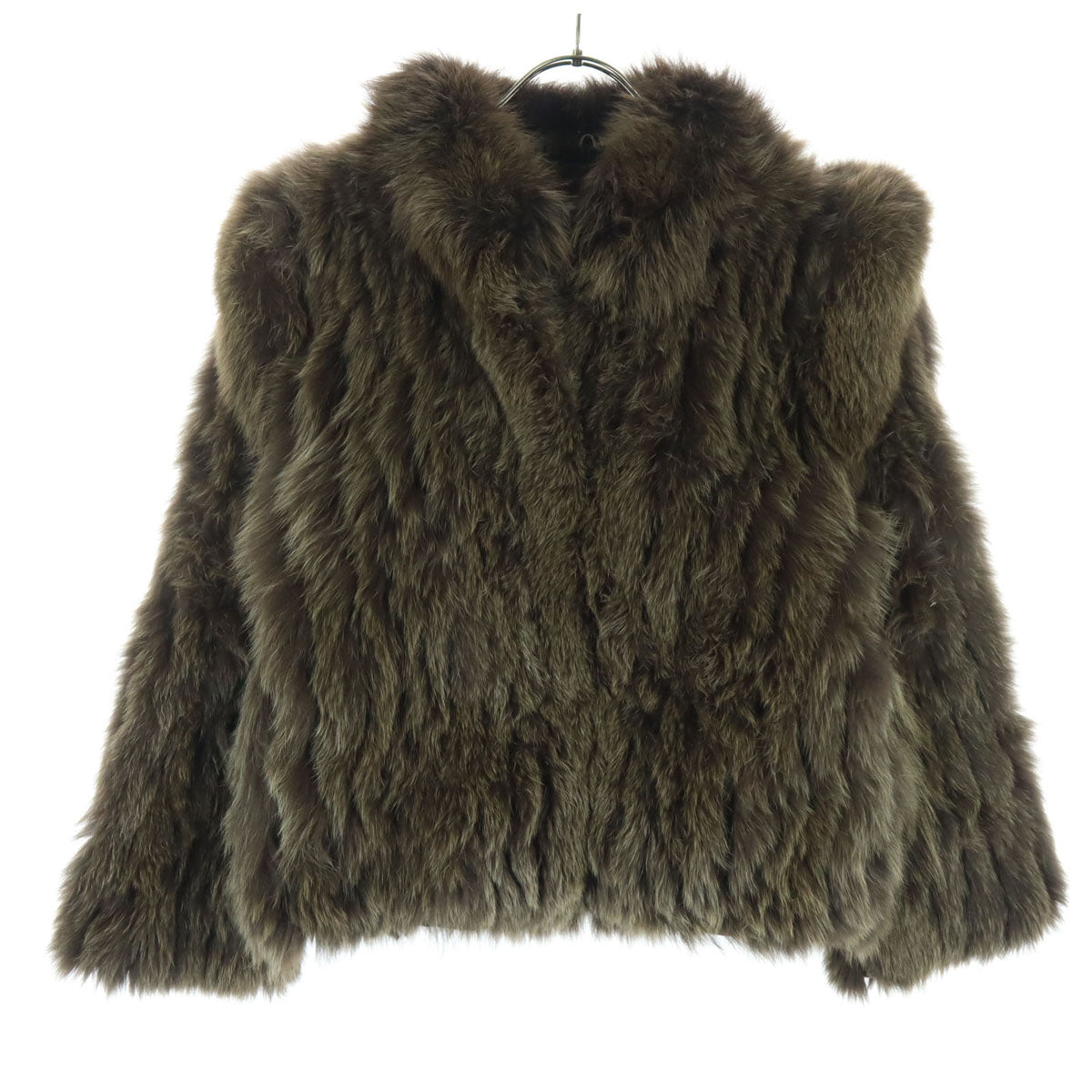 美品 SAGA FOX サガフォックス 長袖 フォックス ファーコート 11 ブラウン レディース