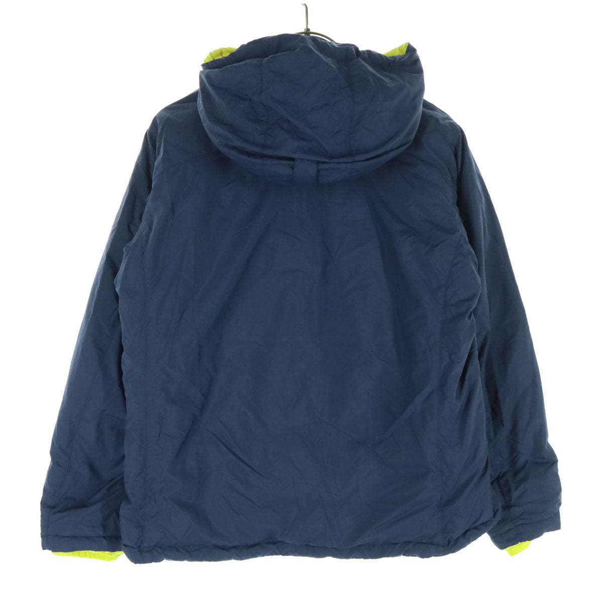 mont-bell モンベル リバーシブル ワンポイントロゴ ツートンカラー 長袖 ダウンジャケット 150 ネイビー キッズ