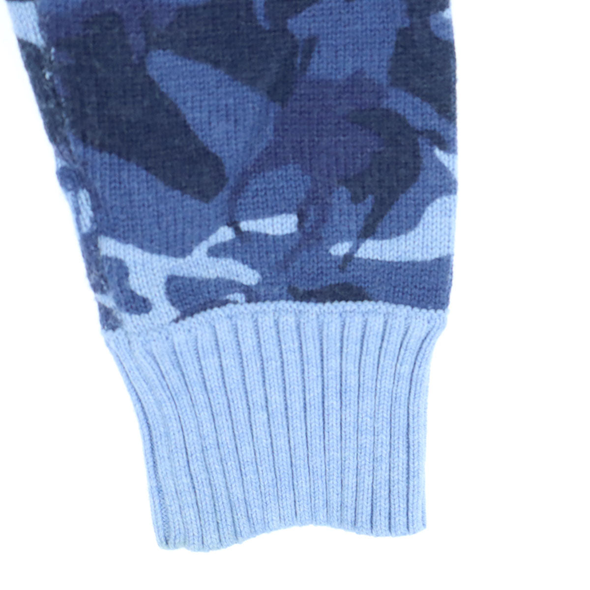 POLO RALPH LAUREN ポロラルフローレン ワンポイントロゴ 迷彩柄 長袖 ニットコンビ 中綿ジャケット 160 ネイビー キッズ