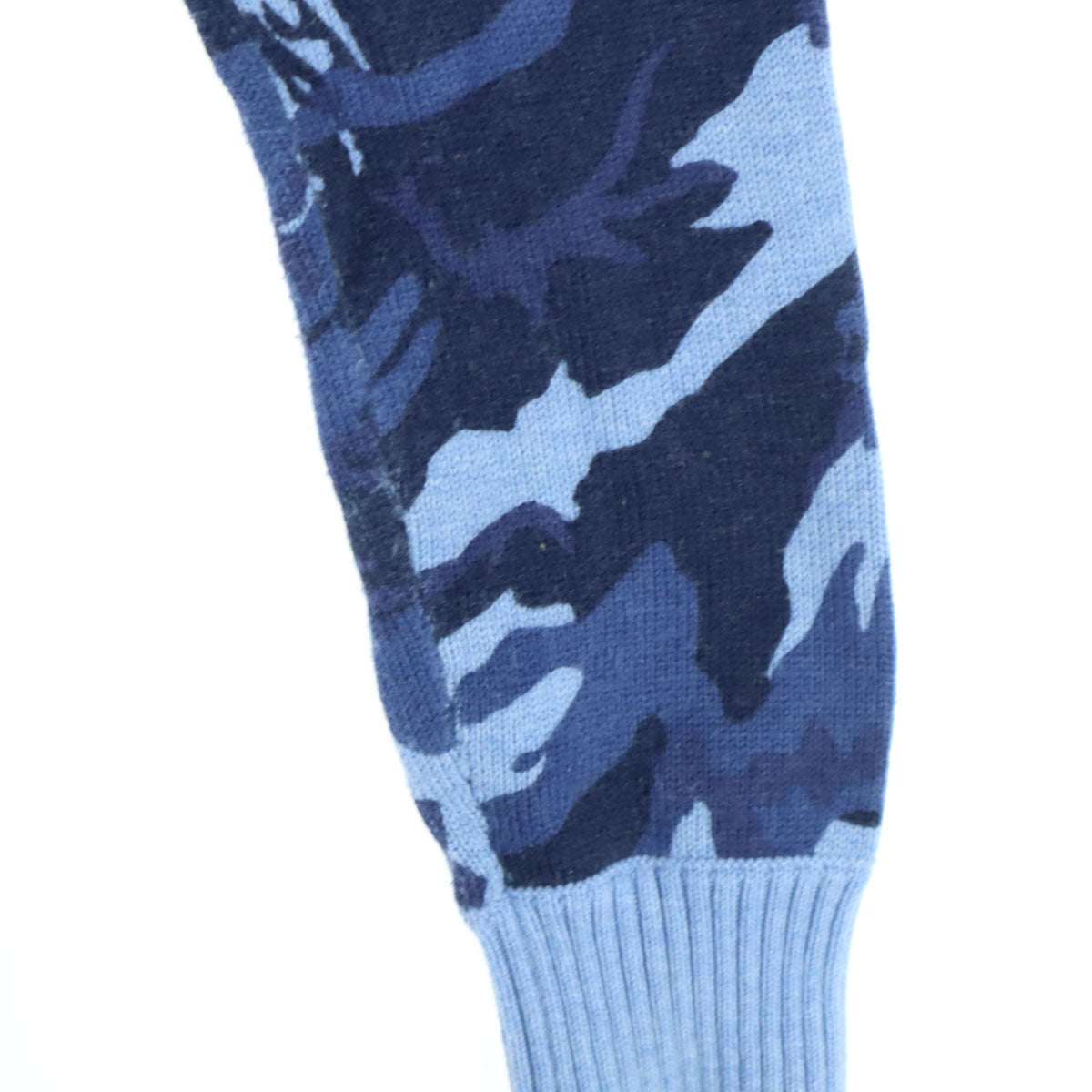 POLO RALPH LAUREN ポロラルフローレン ワンポイントロゴ 迷彩柄 長袖 ニットコンビ 中綿ジャケット 160 ネイビー キッズ