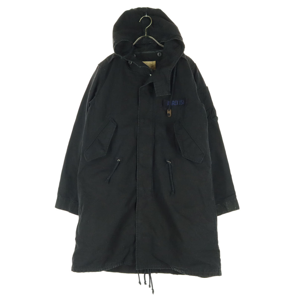 AVIREX アヴィレックス 長袖 モッズコート M ブラック ライナー取外し可 メンズ
