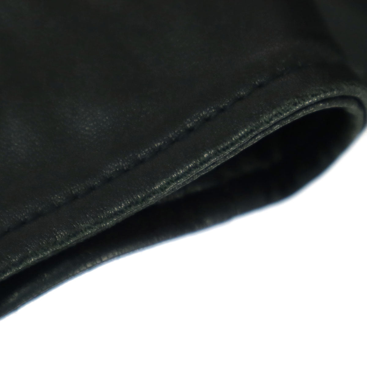 ARMANI EXCHANGE アルマーニエクスチェンジ 長袖 レザー ダブルライダースジャケット S ブラック 羊革 メンズ