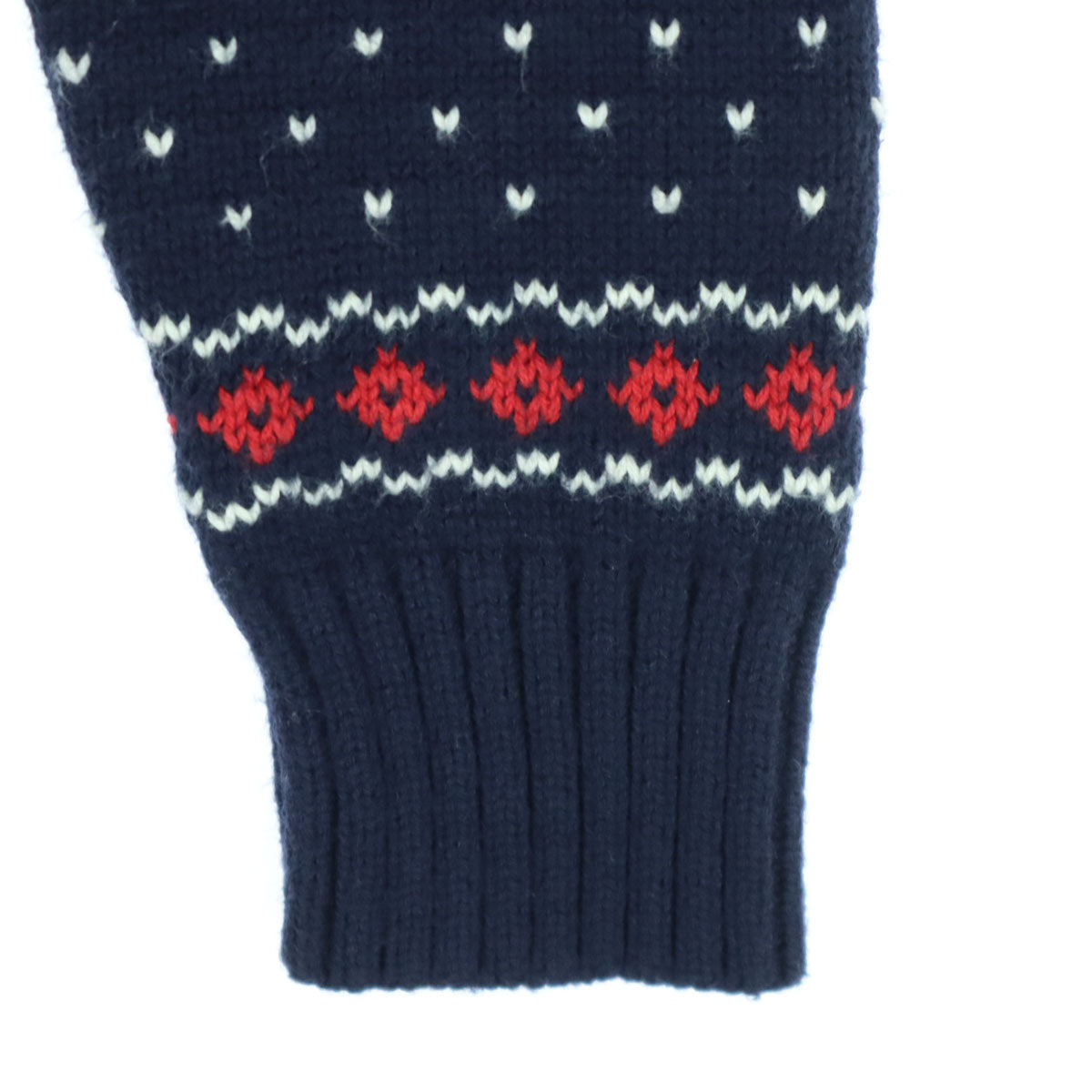 POLO RALPH LAUREN ポロラルフローレン ノルディック柄 長袖 ショールカラー ニットジャケット 150 ネイビー キッズ