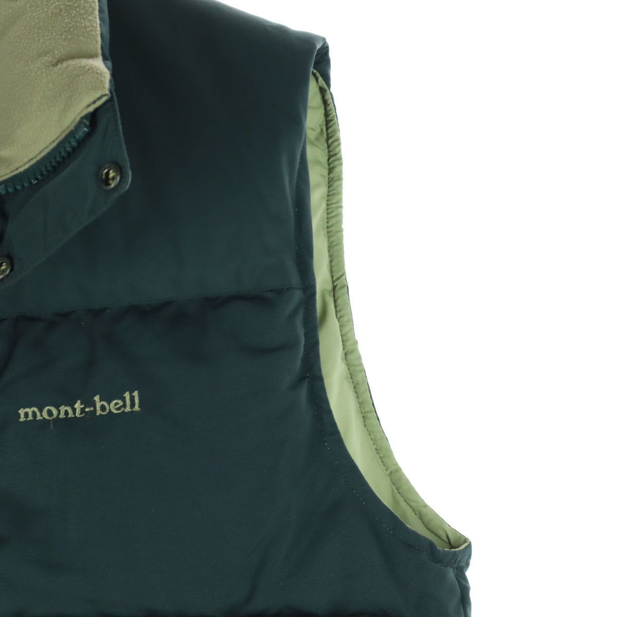 mont-bell モンベル ダウンベスト 140 グレー系 キッズ