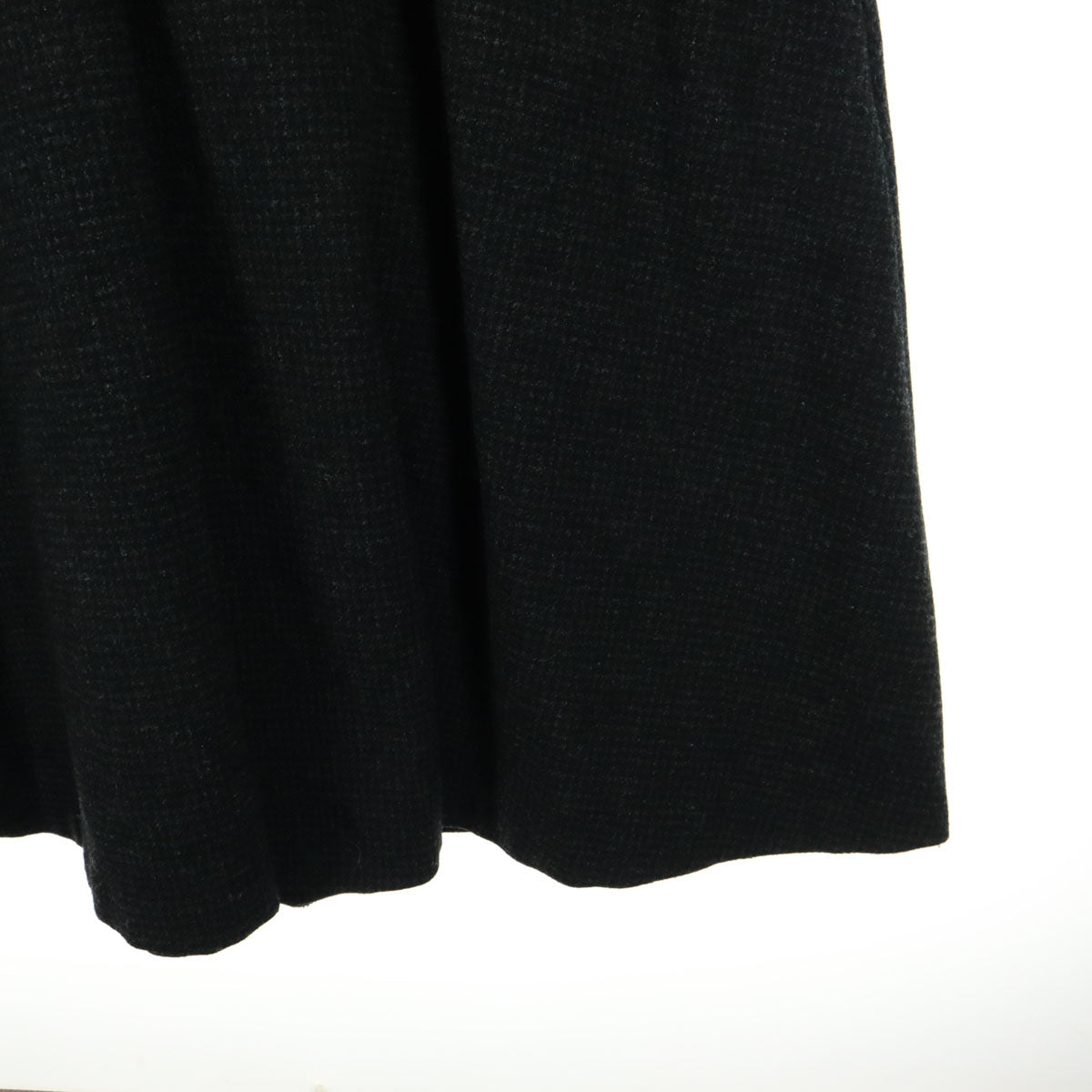 美品 ATON エイトン 日本製 ノースリーブ ロングワンピース 2 ブラック レディース