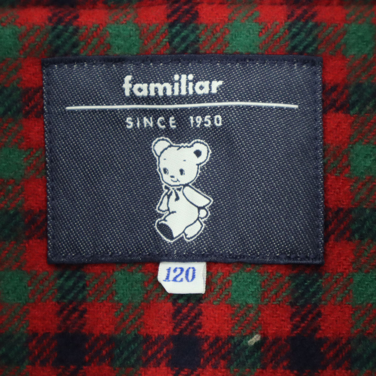 Familiar ファミリア 長袖 ダッフルコート 120 ネイビー キッズ