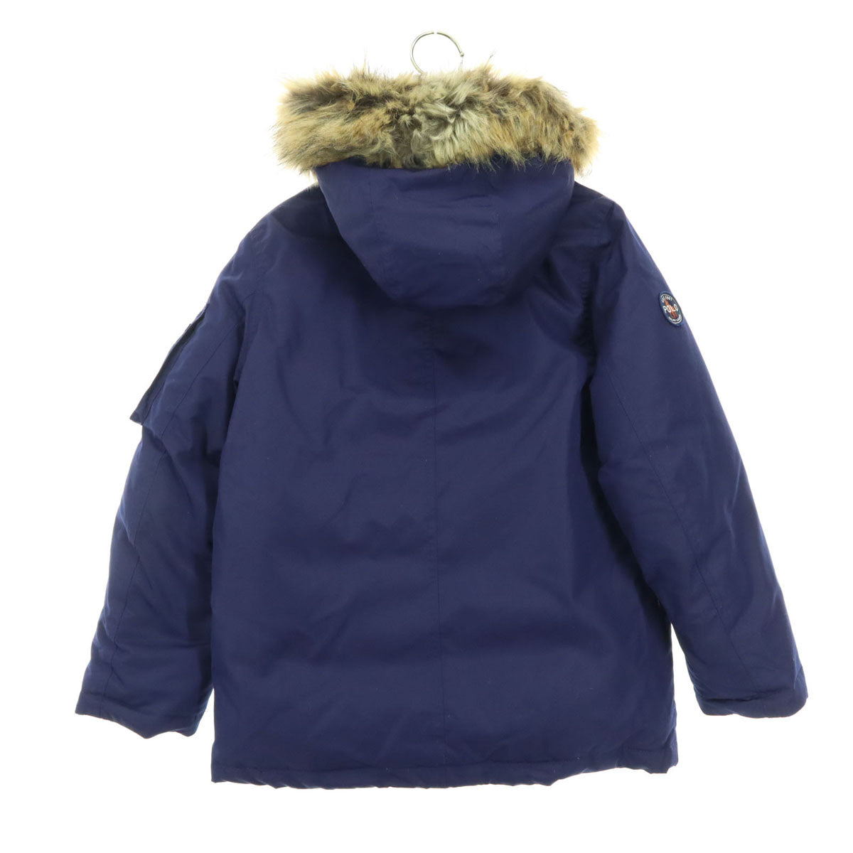 POLO RALPH LAUREN ポロラルフローレン 長袖 N-3Bタイプ ダウンジャケット 140 ネイビー ミリタリー風 キッズ