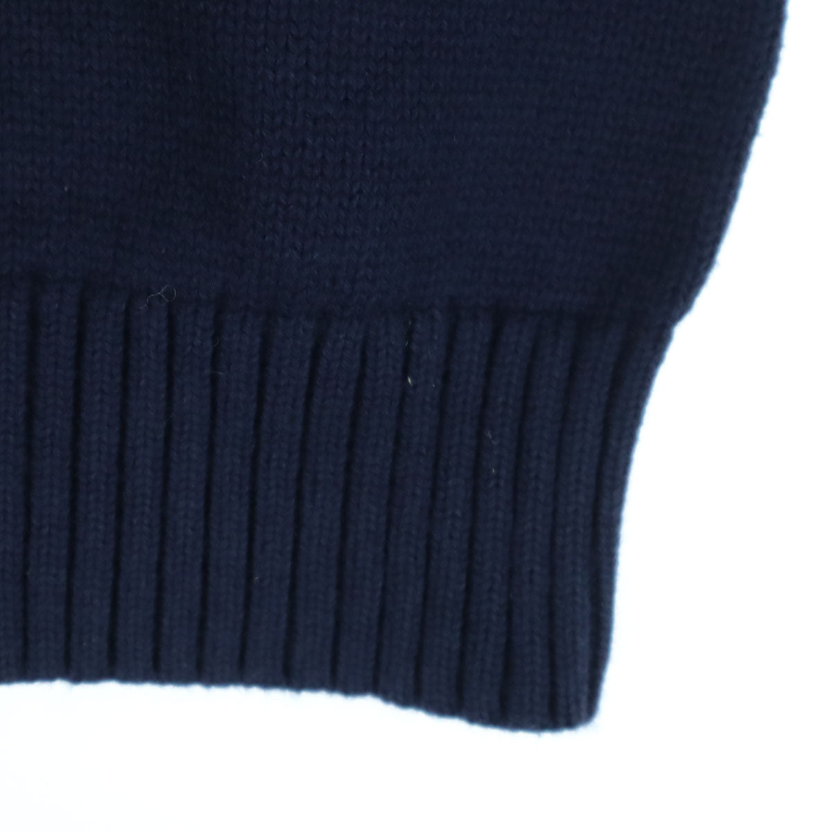 POLO RALPH LAUREN ポロラルフローレン 動物柄 長袖 コットン ニット 120 ネイビー キッズ