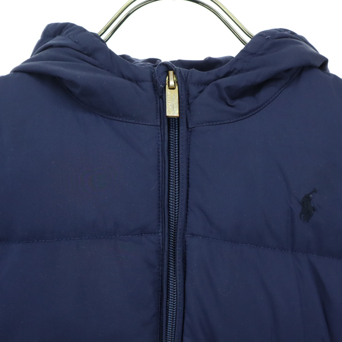 RALPH LAUREN ラルフローレン ワンポイントロゴ 長袖 ダウンジャケット 120 ネイビー キッズ