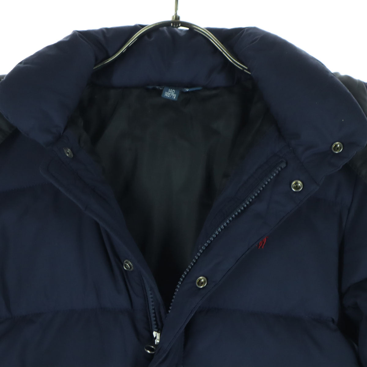 美品 Polo by Ralph Lauren ポロバイラルフローレン 長袖 ダウンジャケット 140 ネイビー キッズ
