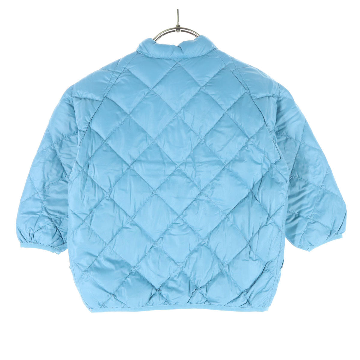 美品 mont-bell モンベル リバーシブル 長袖 ダウンジャケット 90 ブルー系 オレンジ キッズ