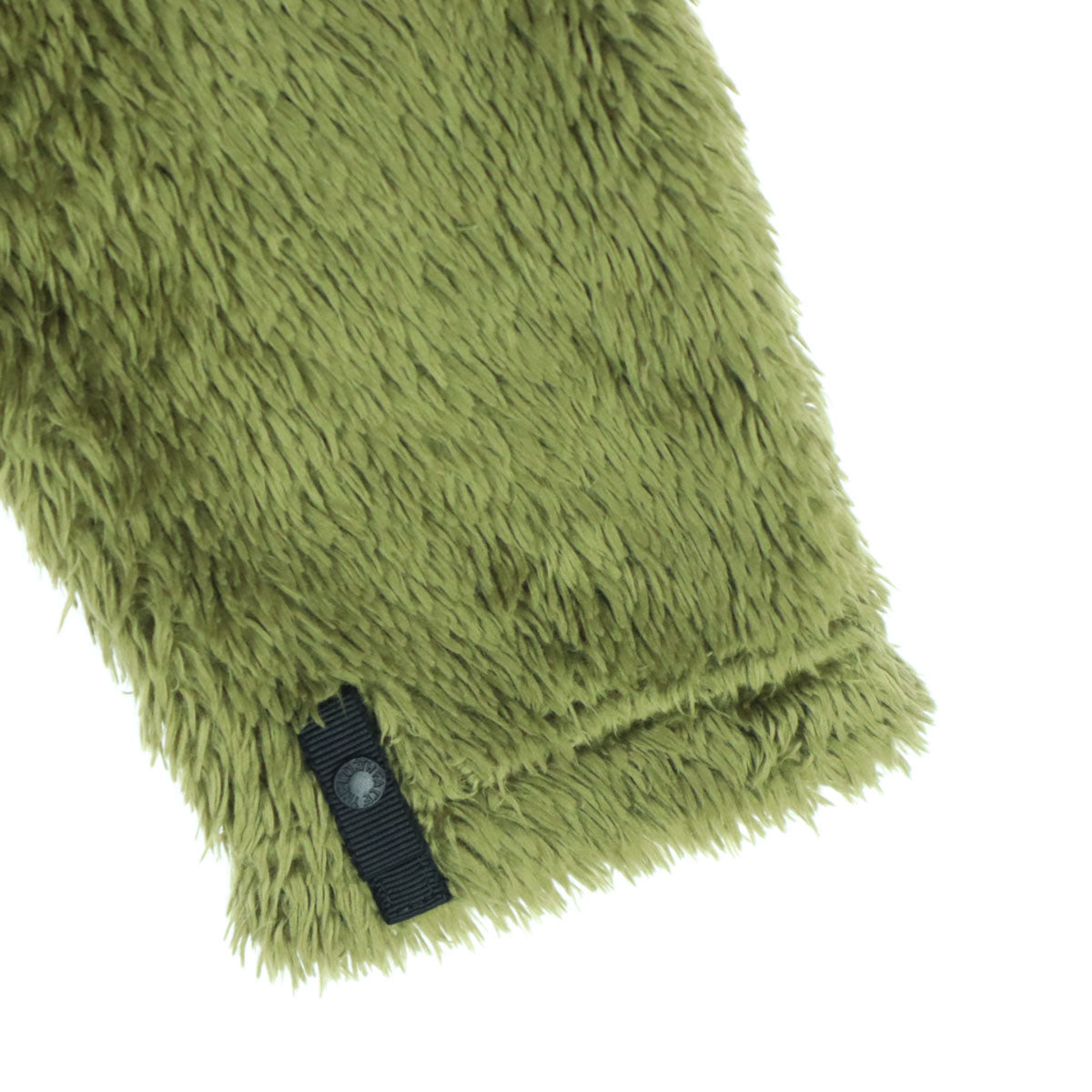 美品 THE NORTH FACE ノースフェイス 長袖 フリースジャケット 140 グリーン系 NAJ72045 キッズ