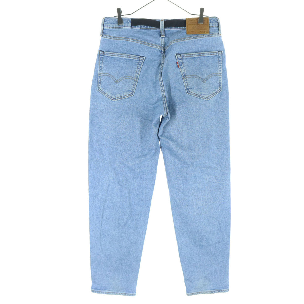 Levi's PREMIUM リーバイス プレミアム ベルト付き テーパードデニムパンツ w31 ライトブルー メンズ