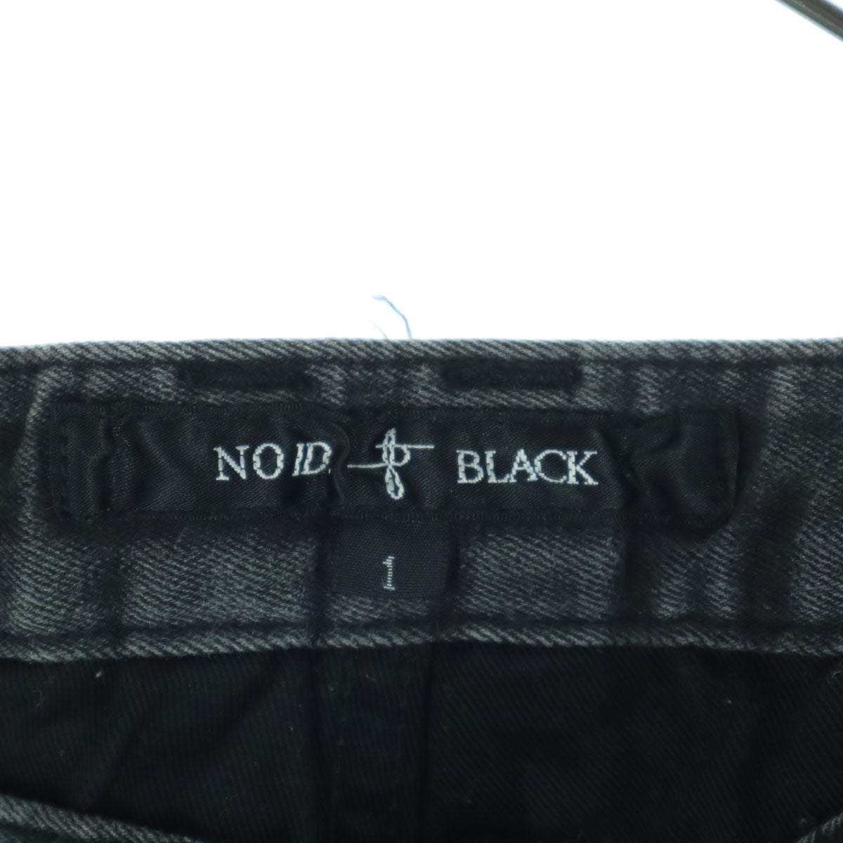 NO ID BLACK ノーアイディー ブラック ライダース スキニーデニムパンツ 1 ブラック メンズ