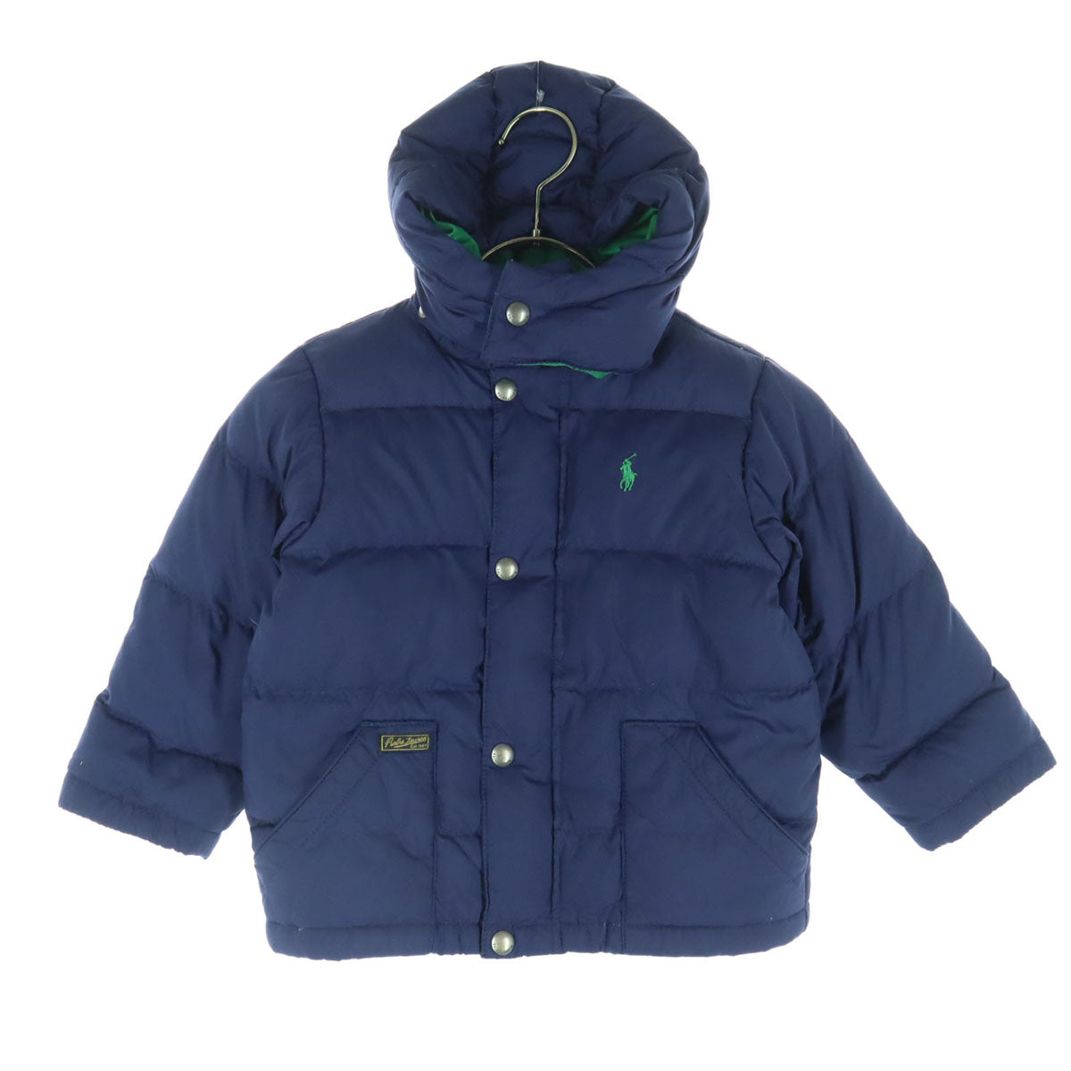 Polo by Ralph Lauren ポロバイラルフローレン ワンポイントロゴ 長袖 ダウンパーカー 3T ネイビー キッズ