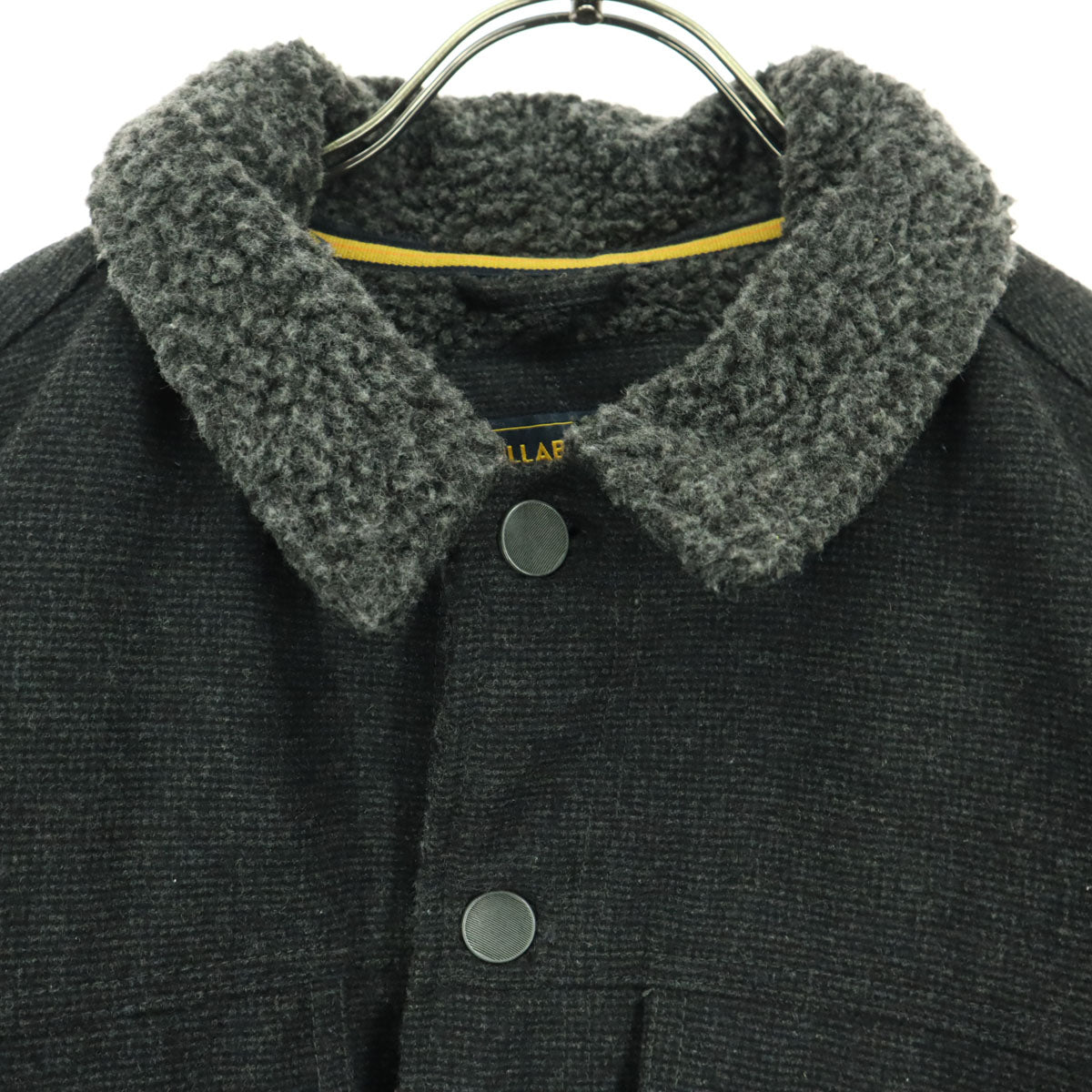 美品 BILLABONG ビラボン BARLOW JACKET 裏ボア ジャケット L グレー メンズ