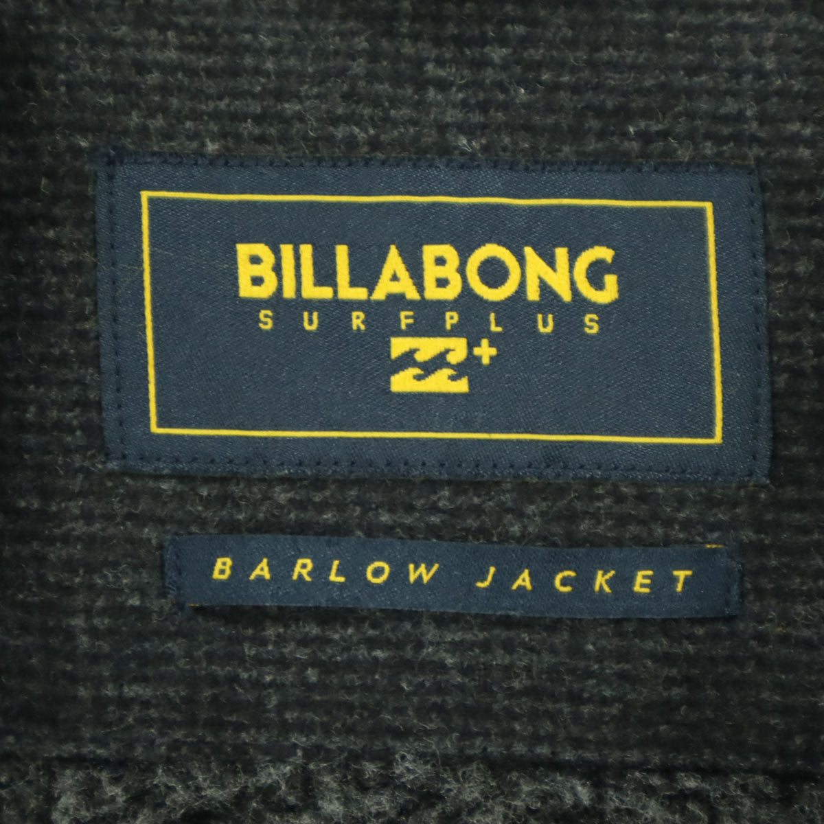 美品 BILLABONG ビラボン BARLOW JACKET 裏ボア ジャケット L グレー メンズ