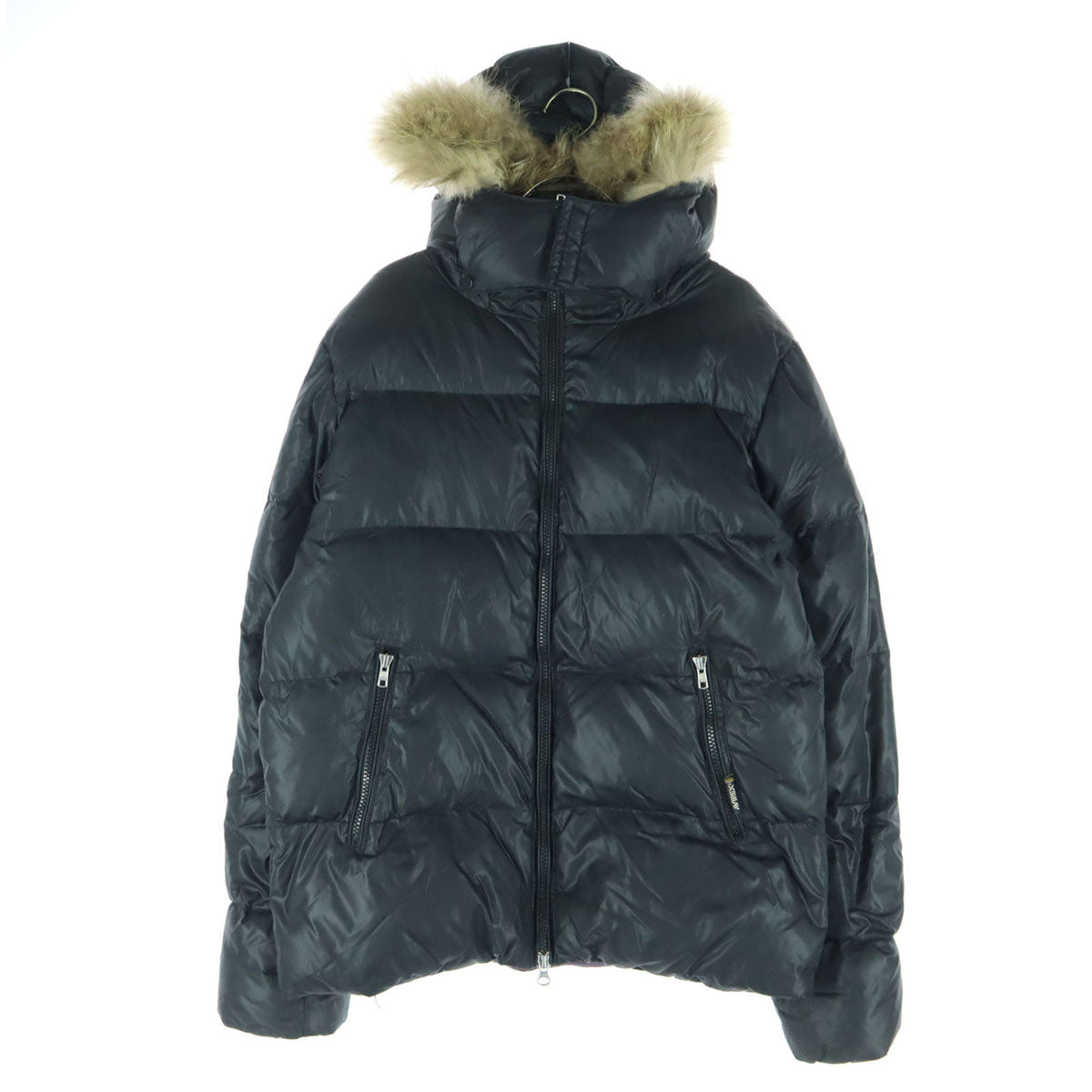 AVIREX VARSITY アビレックスバーシティ 長袖 ダウンジャケット L ブラック メンズ