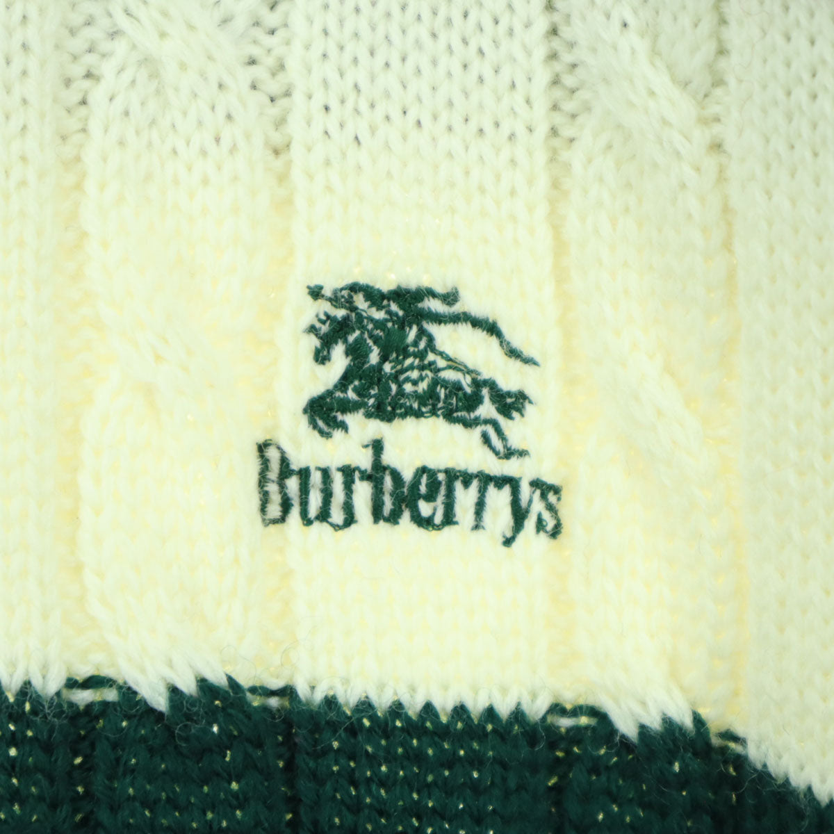 Burberrys バーバリーズ 90s オールド ワンポイントロゴ 長袖 セーター 150A ブラック C-TK83 キッズ