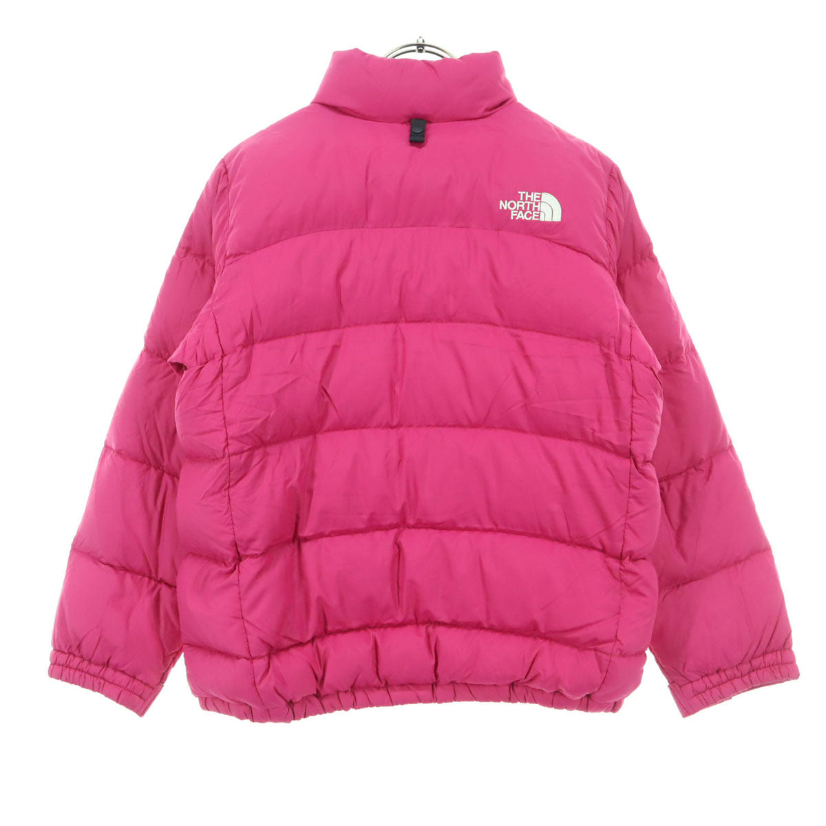 THE NORTH FACE ザノースフェイス ワンポイントロゴ 長袖 ダウンジャケット 140 ピンク NDJ91502 キッズ