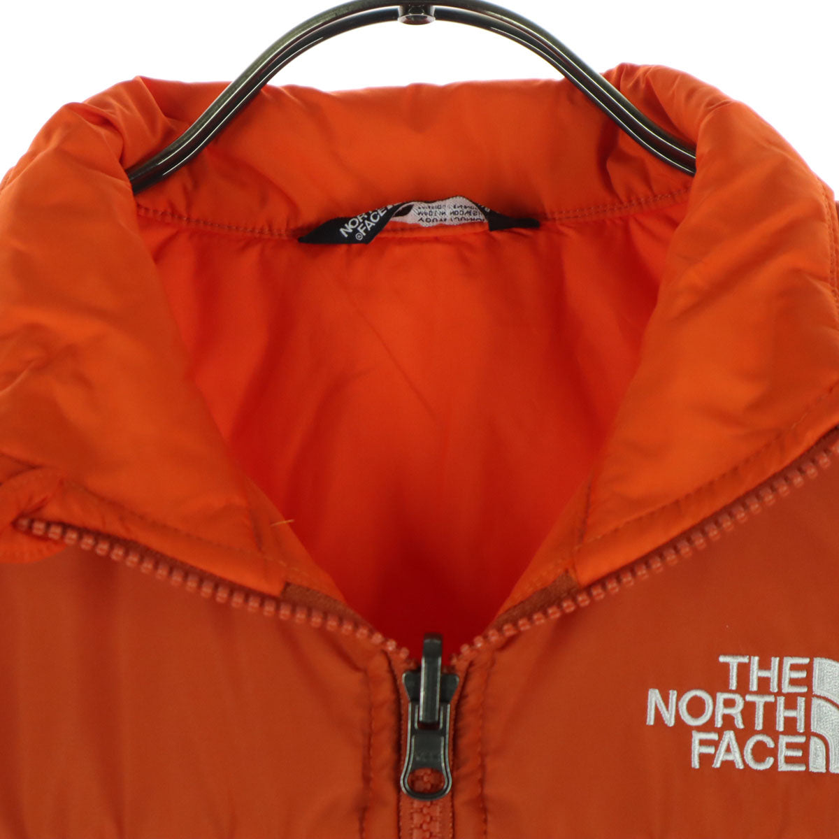 THE NORTH FACE ザノースフェイス ワンポイントロゴ 長袖 中綿ジャケット SP オレンジ NYJ52192Z キッズ