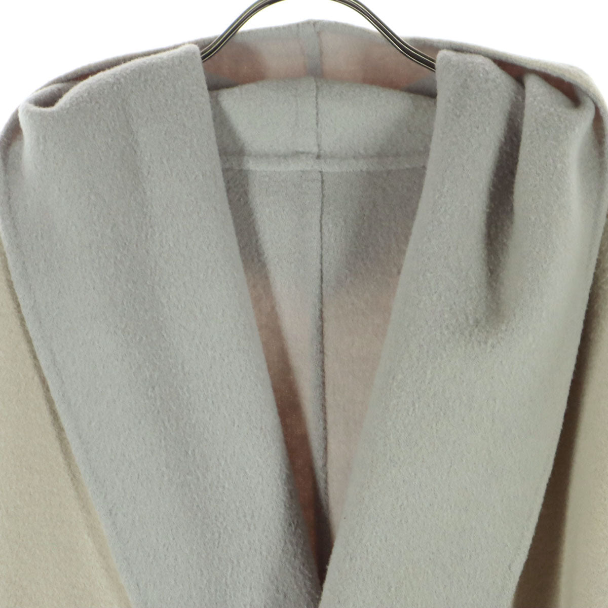 美品 nano universe ナノユニバース リバーシブル ガウンコート 38 ベージュ レディース