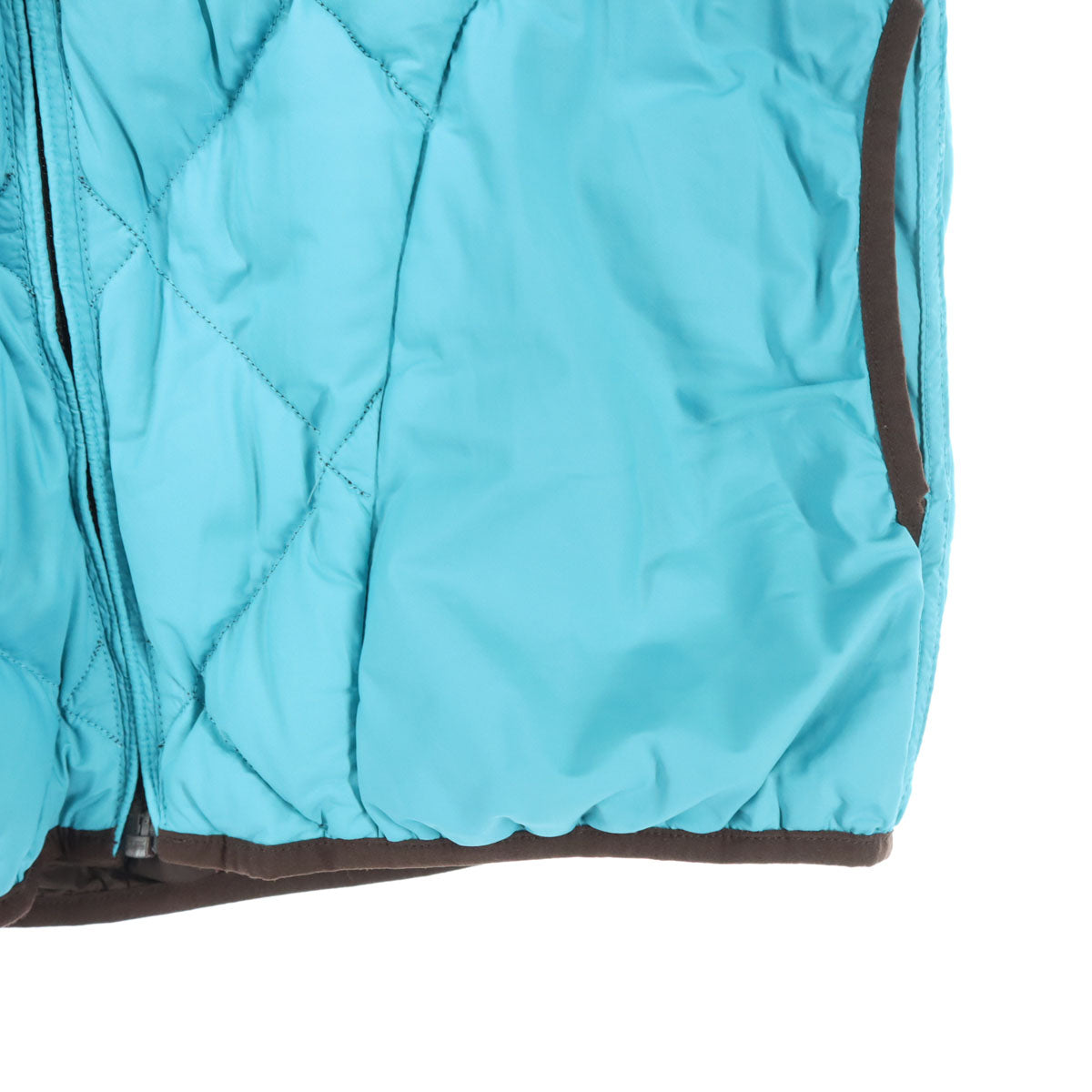 美品 mont-bell モンベル 英字 長袖 ダウンジャケット 150 ブルー リバーシブル フード取り外し可 キッズ